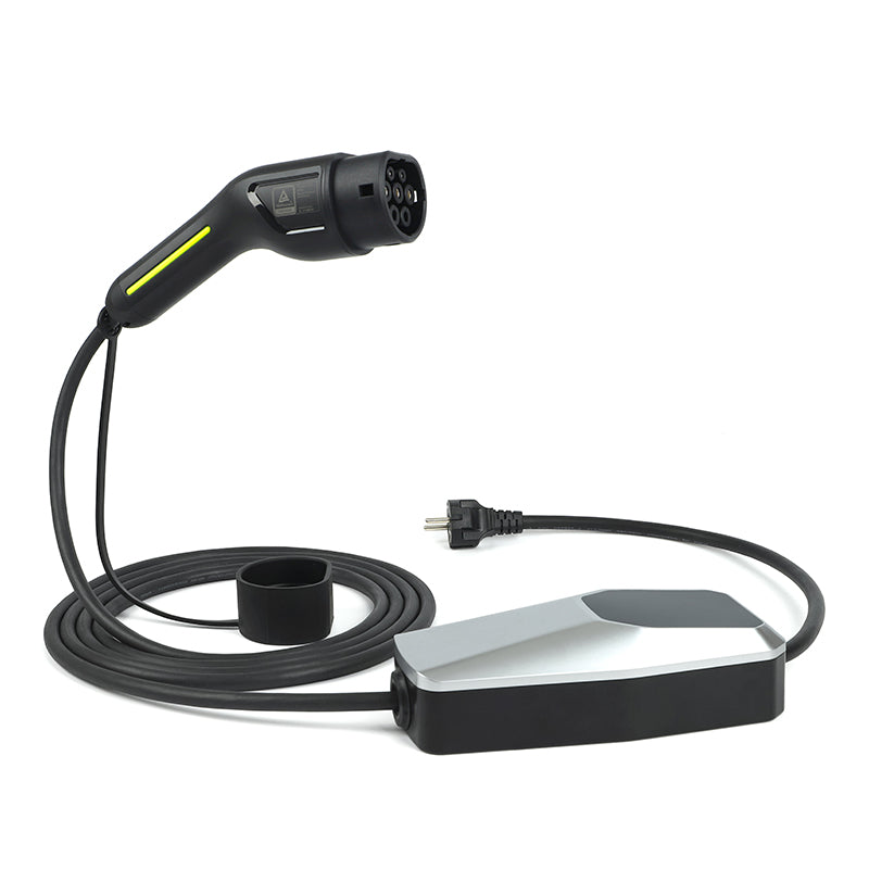 BlackCharge® 2.0 Pro (3.7-22kW) Mobiele Lader Incl. Timer Type 2 - BlackCharge 16A-1Fase (3.7kW) / 4 meter