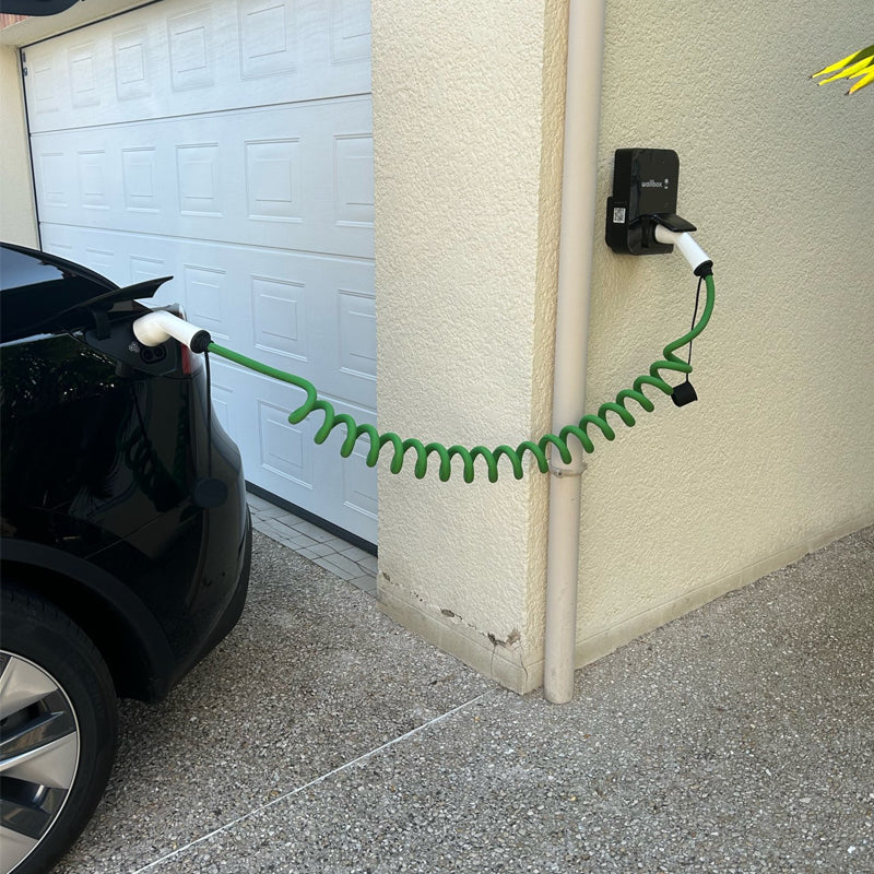 BlackCharge® Flex Laadkabel Type2 naar Type2 Mennekes – Efficiënt Laden op 11/22kW - BlackCharge 11kW