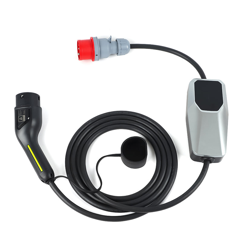 BlackCharge® 2.0 Pro (3.7-22kW) Mobiele Lader Incl. Timer Type 2 - BlackCharge 32A-3Fase (22kW) / 4 meter