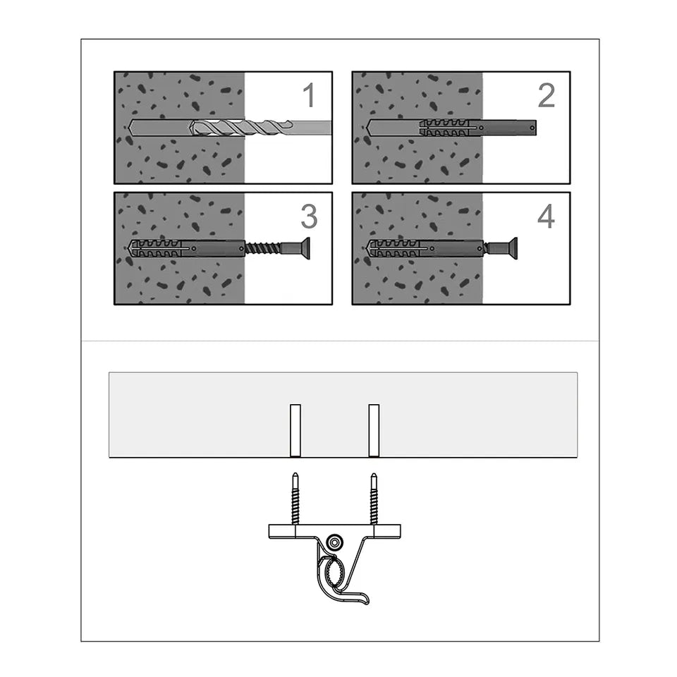 BlackCharge® Houder Clips voor Mobiele Thuislader – Wandmontage & Kabelbeheer - BlackCharge Default Title