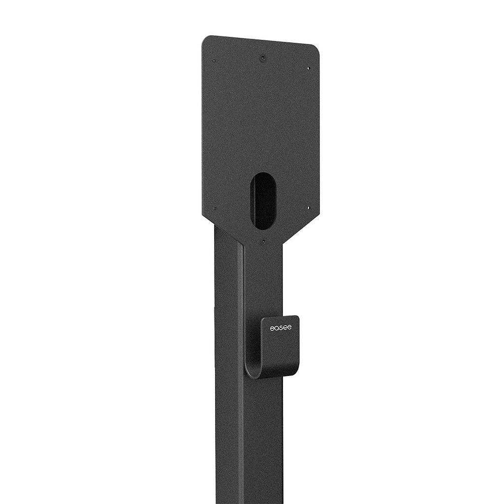 easee base 1-way montagepaal zwart aluminium voorkant