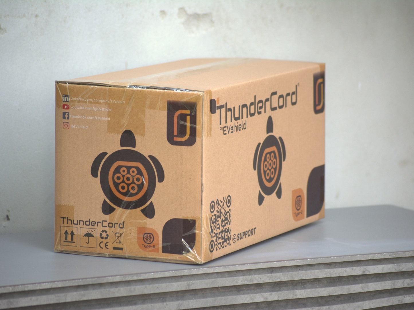 BlackCharge® ThunderCord 22kW - Slimme EV Laadkabel | Type 2 | CEE | 7,2m | SMART-APP - BlackCharge Excl. EVshield® Plus / Excl. Power-Pack