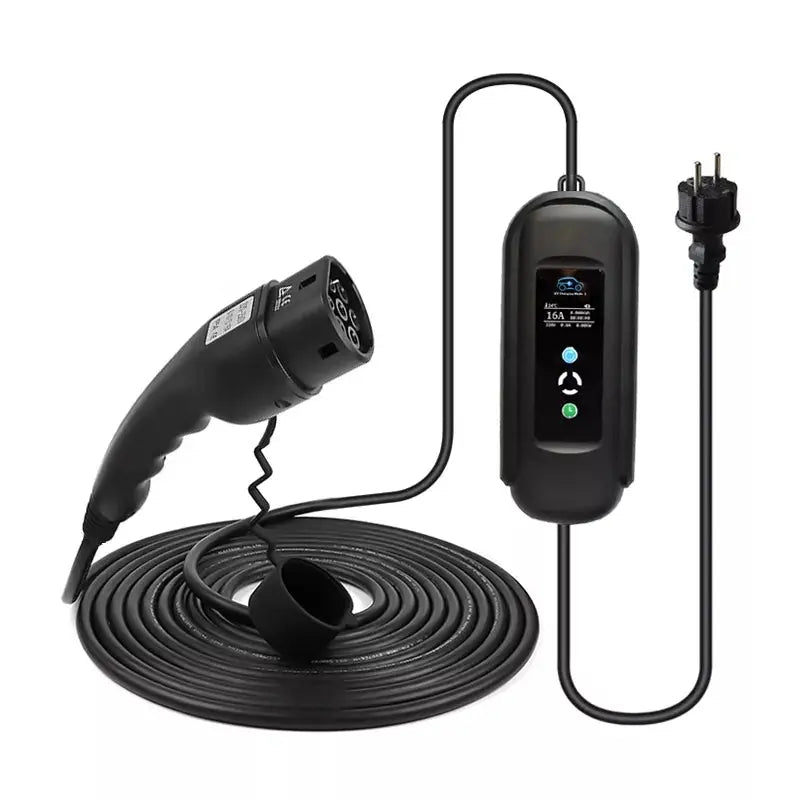 BlackCharge® 3.0 EV Thuislader – Type 2 naar Schuko 3,7kW