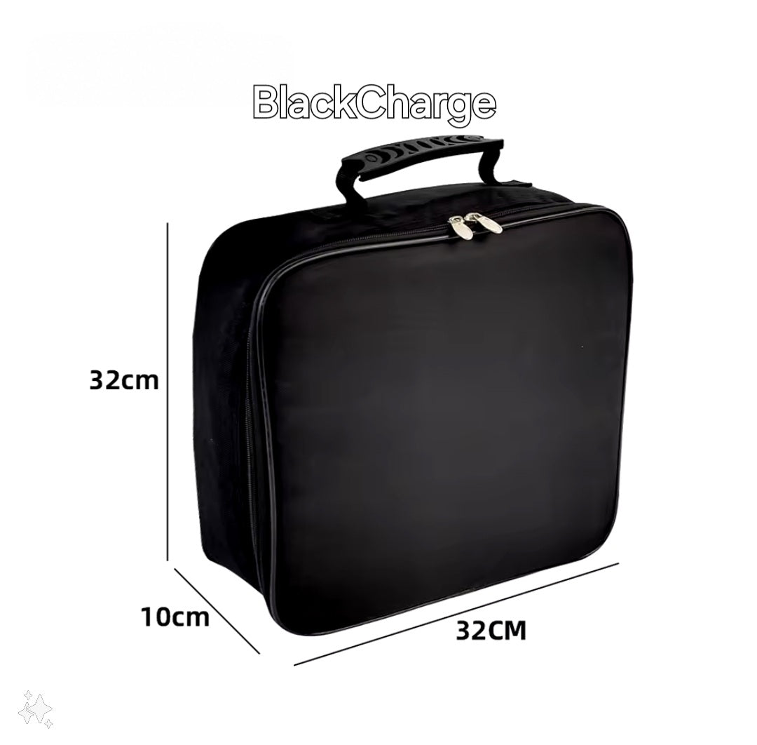 BlackCharge® laadkabel opbergtas (zwart) Small/Medium/Large - BlackCharge Small (32x32x10cm)
