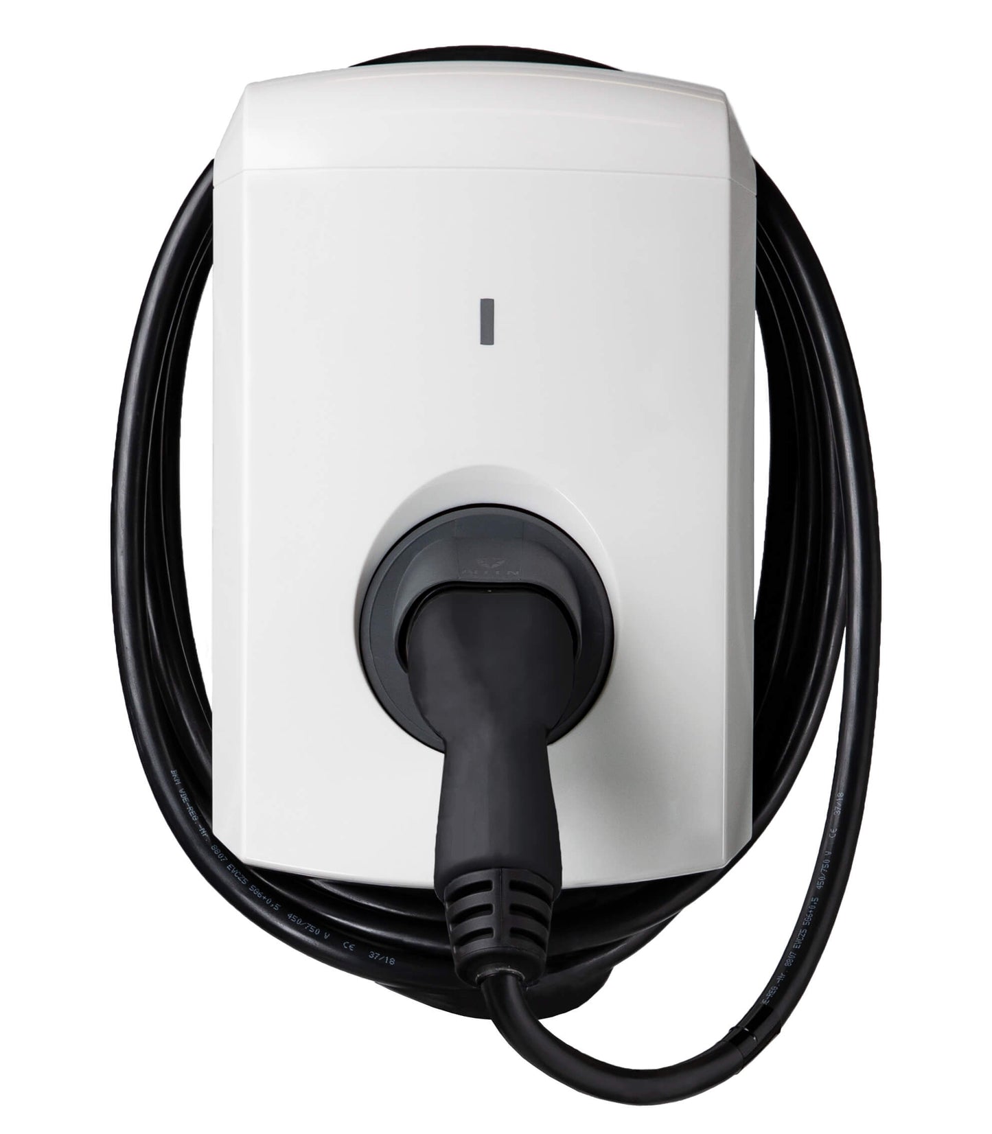 Alfen Eve Single S-line | 11 kW Laadstation | Socket of Vaste Kabel | Wit - BlackCharge Vaste kabel / Wit / Incl. Kabel 5M