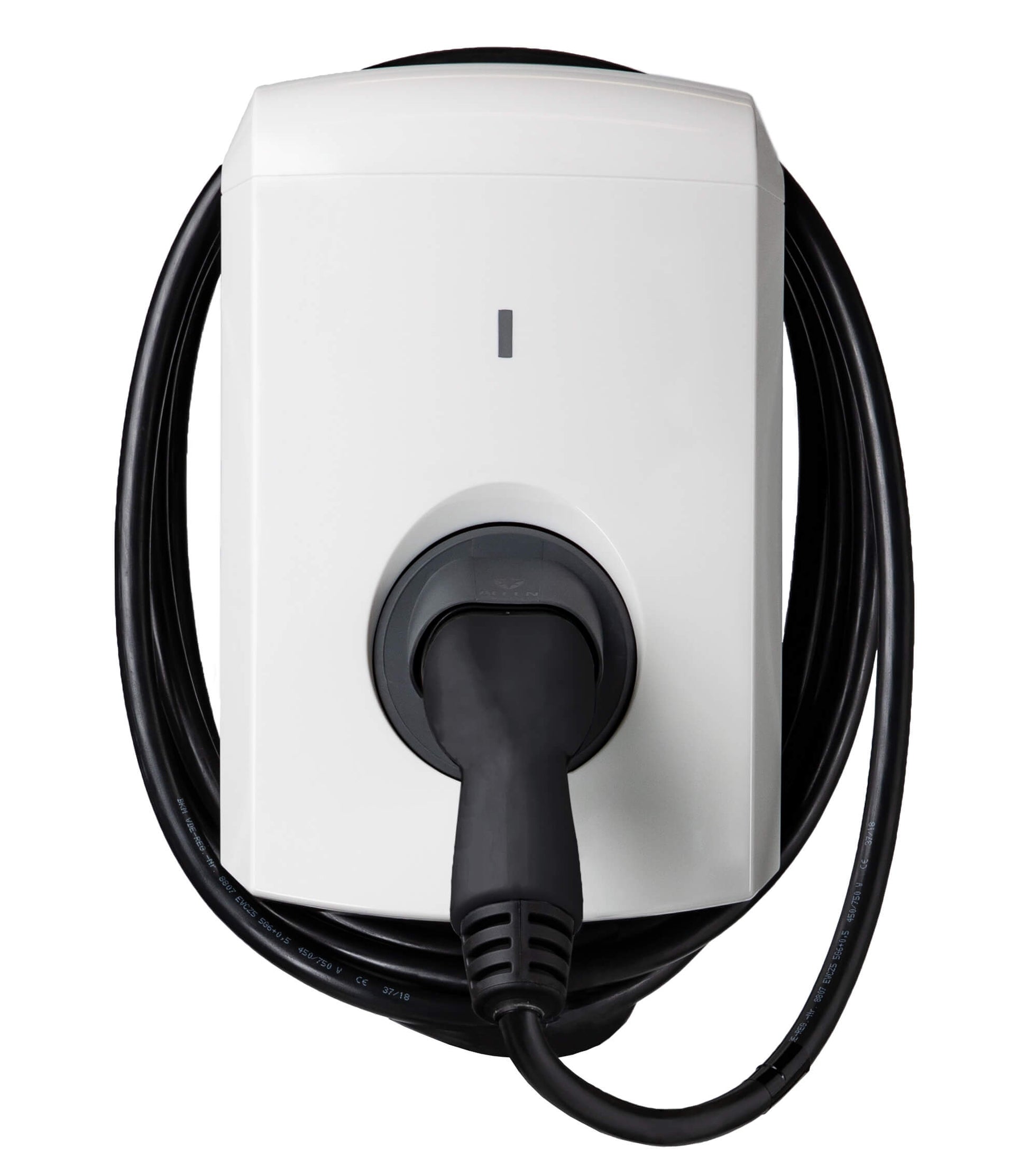Alfen Eve Single S-line | 11 kW Laadstation | Socket of Vaste Kabel | Wit - BlackCharge Vaste kabel / Wit / Incl. Kabel 5M