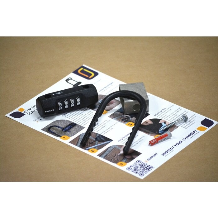 EVshield® Original - Transformeer je mobiele laadkabel in een vaste laadoplossing voor elektrische auto's - BlackCharge
