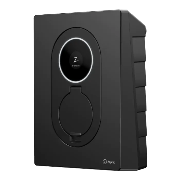 Zaptec GO 2 – Slimme laadpaal 22 kW met socket | RFID | Optioneel met installatie - BlackCharge Asphalt Black