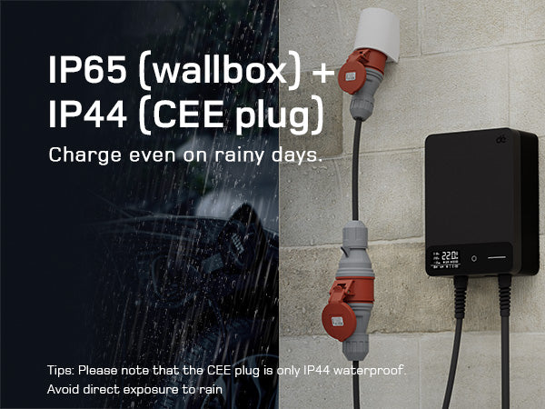 Wallbox Home 11kW/22kW met APP + 3x RFID Type 2 kabel EV oplader