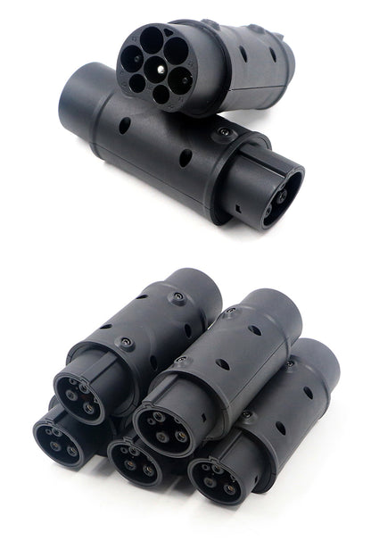 EV laad adapter Universeel - Type 2 naar Type 1 - 32A / 7.4kW (1-Fase)
