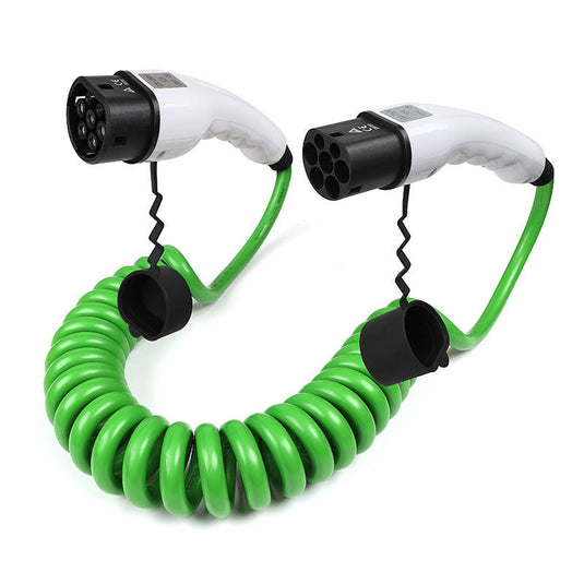 BlackCharge® Flex Ladekabel Typ 2 auf Typ 2 Mennekes – Effizientes Laden 11/22 kW – BlackCharge