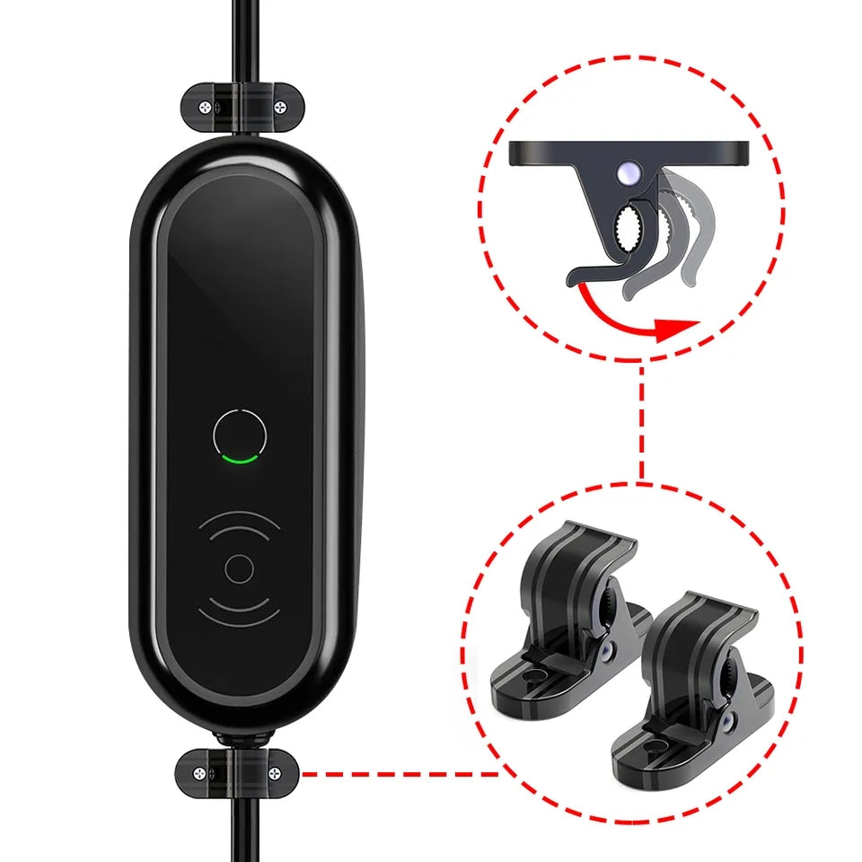 BlackCharge® mobiele thuislader houder clips BlackCharge