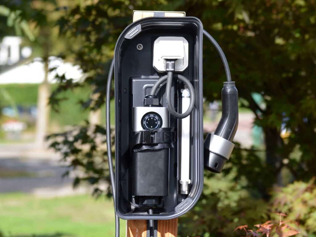 EVnoX TUBE FSL3 brandveiligheidsclassificatie actief blussysteem laadpunt