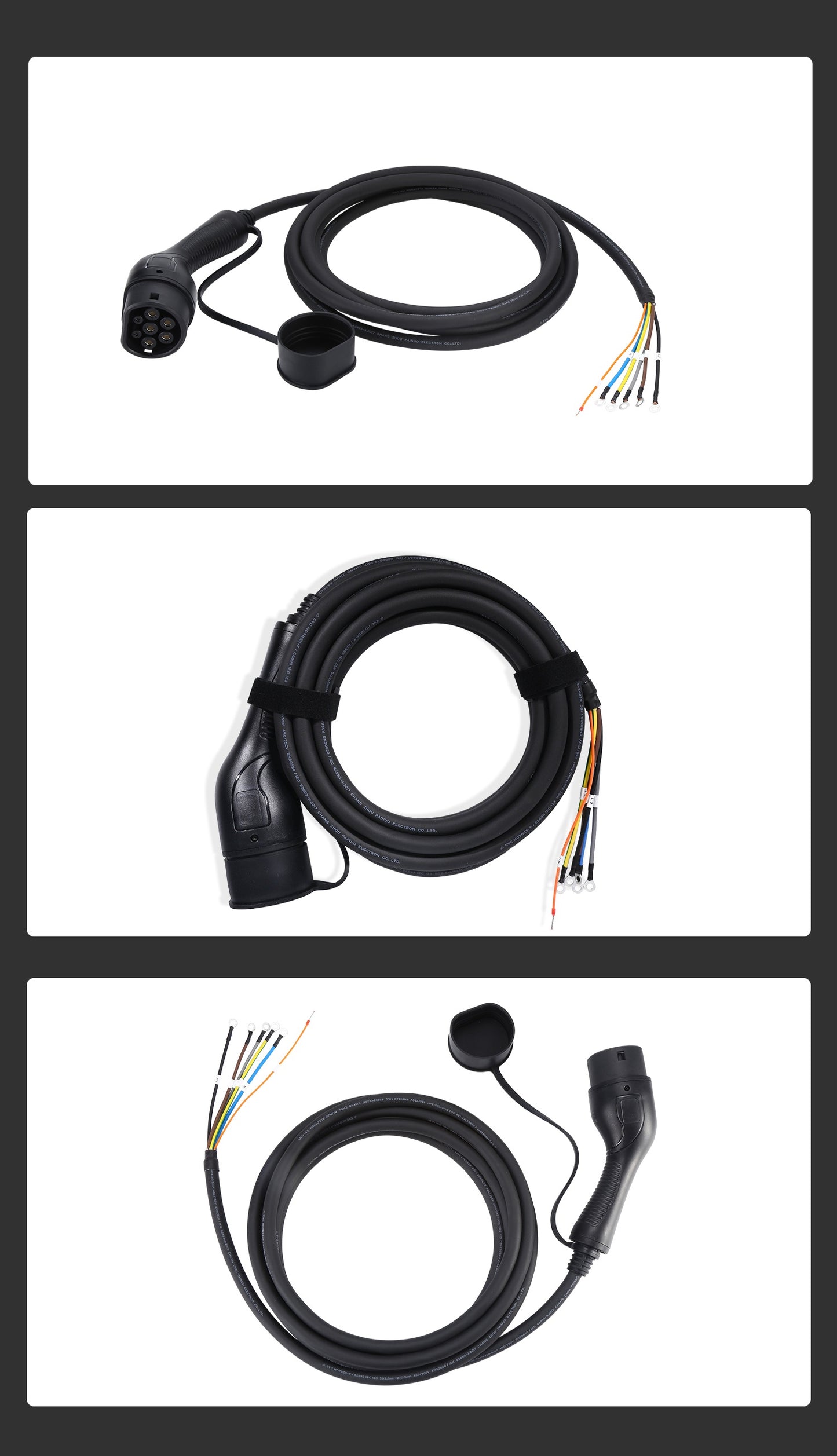 BlackCharge EV Laadkabel – Type 2 naar Open Einde