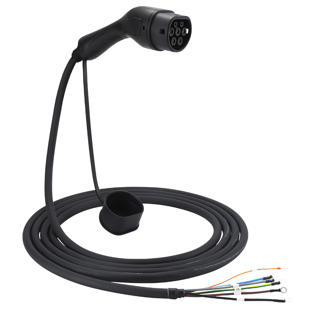 BlackCharge EV Laadkabel – Type 2 naar Open Einde