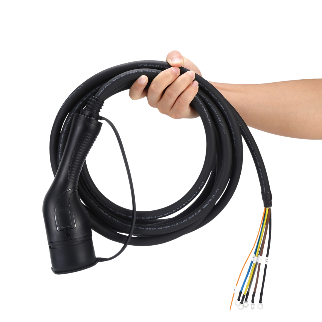 BlackCharge EV Laadkabel – Type 2 naar Open Einde