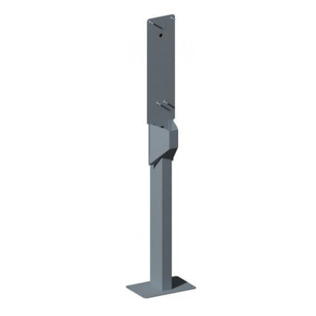 RVS montagepaal voor dubbele socket laadstations Alfen EVE Double