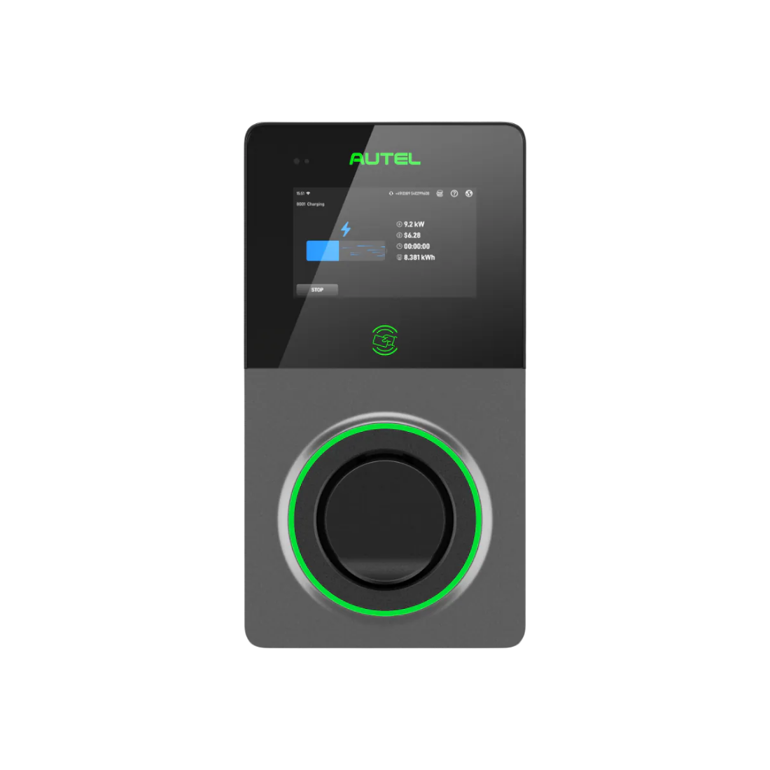 Autel MaxiCharger 22kW – Single Charger (Met 10" Display)