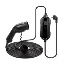 BlackCharge® 2.0 Mobiele Thuislader – Type 2 Laadkabel met LCD – Schuko Stopcontact | 6A-16A Instelbaar BlackCharge