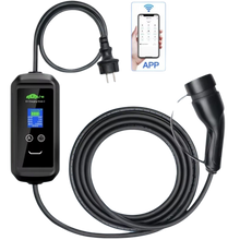 BlackCharge® Smart Mobiele Lader met App - Type 2