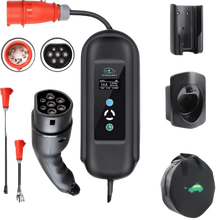 BlackCharge 3.0 Ultimate Bundel 11kW mobiele CEE Type 2 lader met accessoires