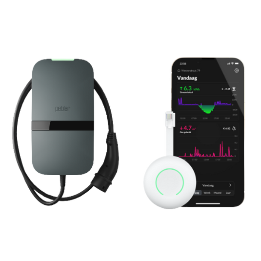 Peblar Home -Ladestation mit 5 m langem Type 2 kabel
