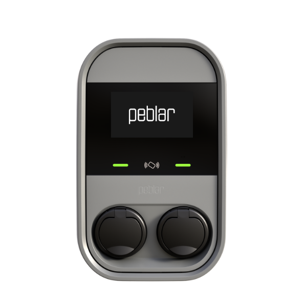 Peblar Dual 22 kW – Dubbele Laadpaal met MID & Betaalterminal