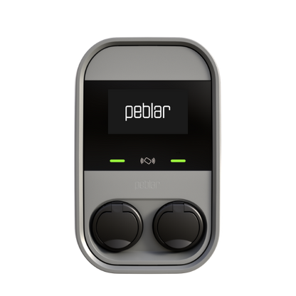 Peblar Dual 22 kW – Dubbele Laadpaal met MID & Betaalterminal