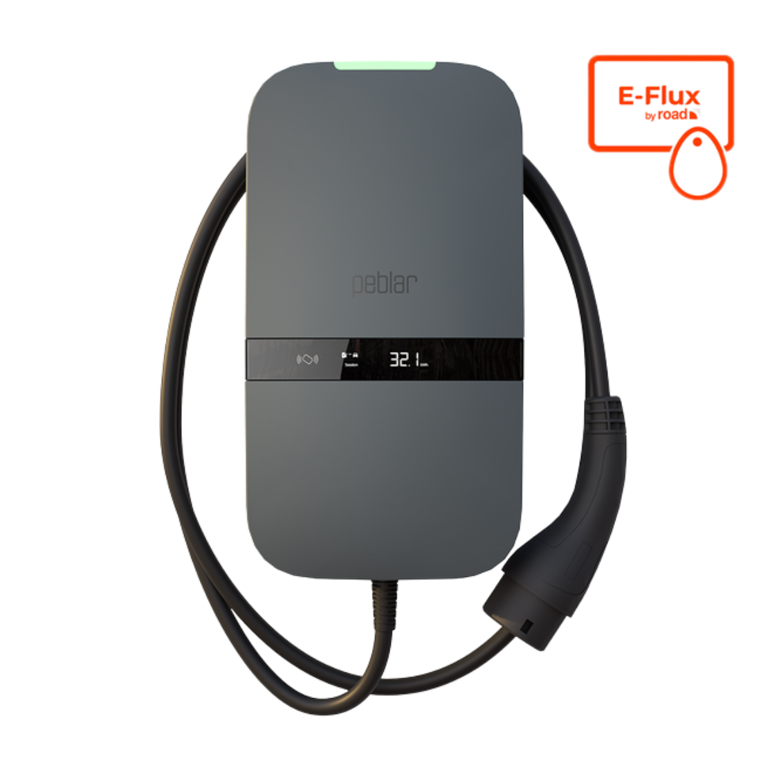 Peblar Business 22kW Laadpaal | MID Meter, RFID & Load Balancing | Socket of Vaste Kabel