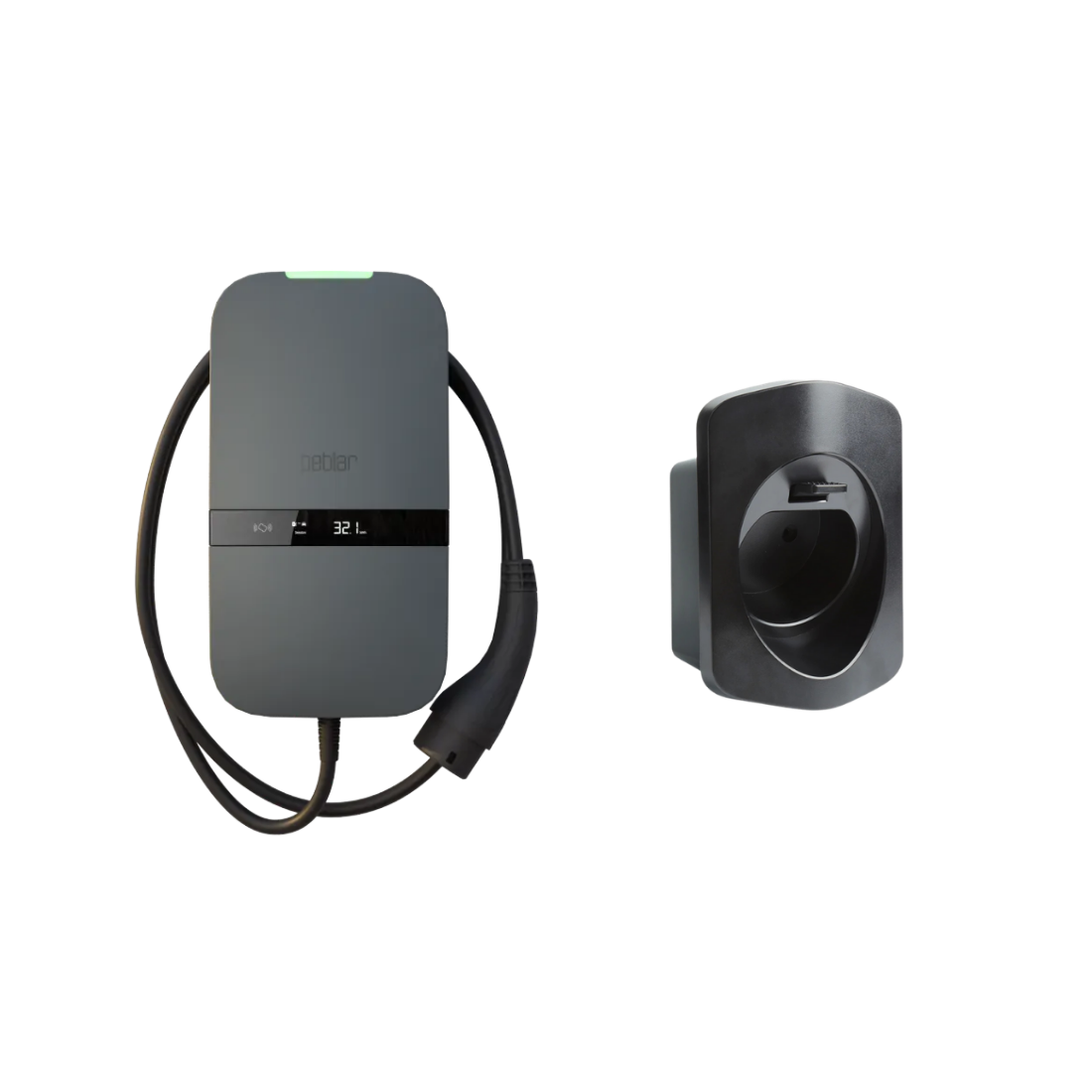 Peblar Home kW Ladestation mit festem Kabel HomeWizard )