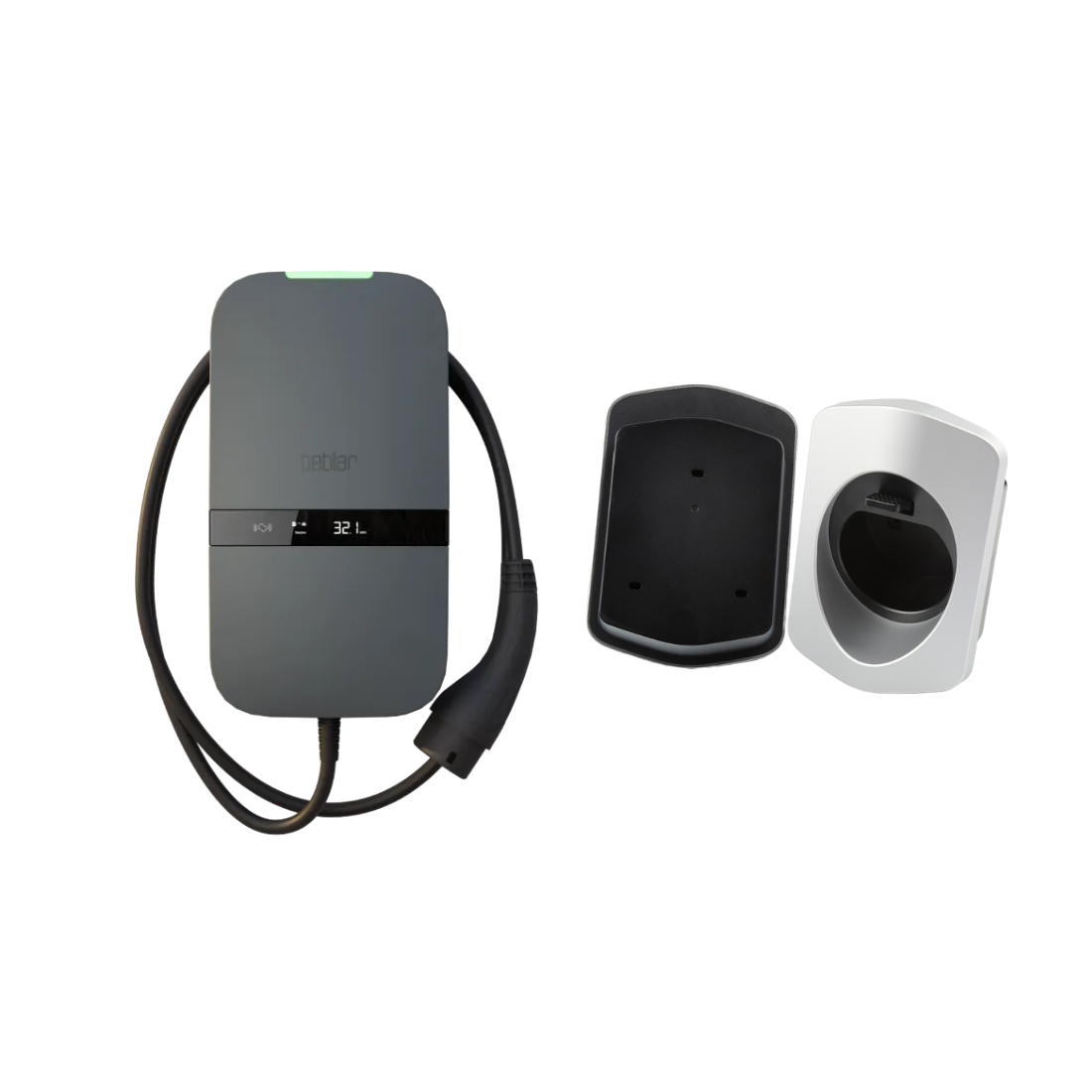 Peblar Home kW Ladestation mit festem Kabel HomeWizard )