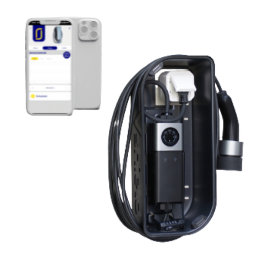 BlackCharge ThunderCord Type 2 Schuko mobiles EV-Ladegerät 7,2 m