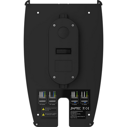 Close-up van geïntegreerde MID-energiemeter | Backplate