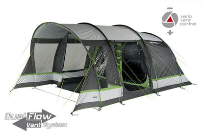 High Peak Garda 4.0 Familietent 4-persoons 550 x 280 cm Grijs BlackCharge