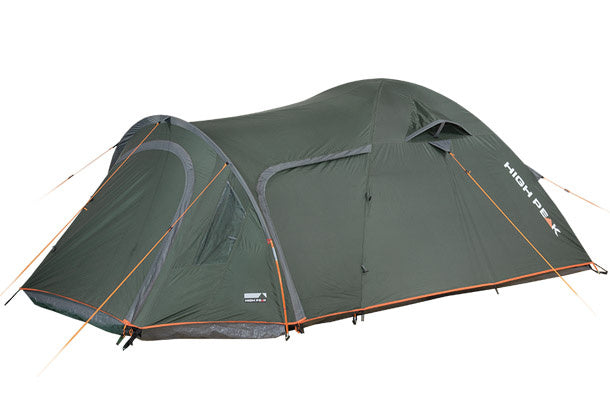 High Peak Kira 4.1 Familietent 4-persoons 375 x 240 cm Bosgroen BlackCharge