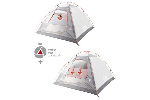 High Peak Kira 4.1 Familietent 4-persoons 375 x 240 cm Bosgroen BlackCharge
