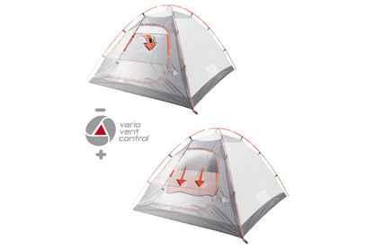 High Peak Kira 4.1 Familietent 4-persoons 375 x 240 cm Bosgroen BlackCharge