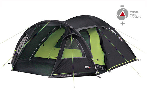 High Peak Meso 4.0 Familietent 4-persoons 360 x 240 cm Antraciet BlackCharge