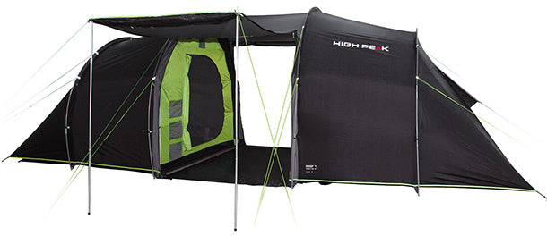 High Peak Tauris 6.0 Familietent 6-persoons 620 x 240 cm Antraciet BlackCharge