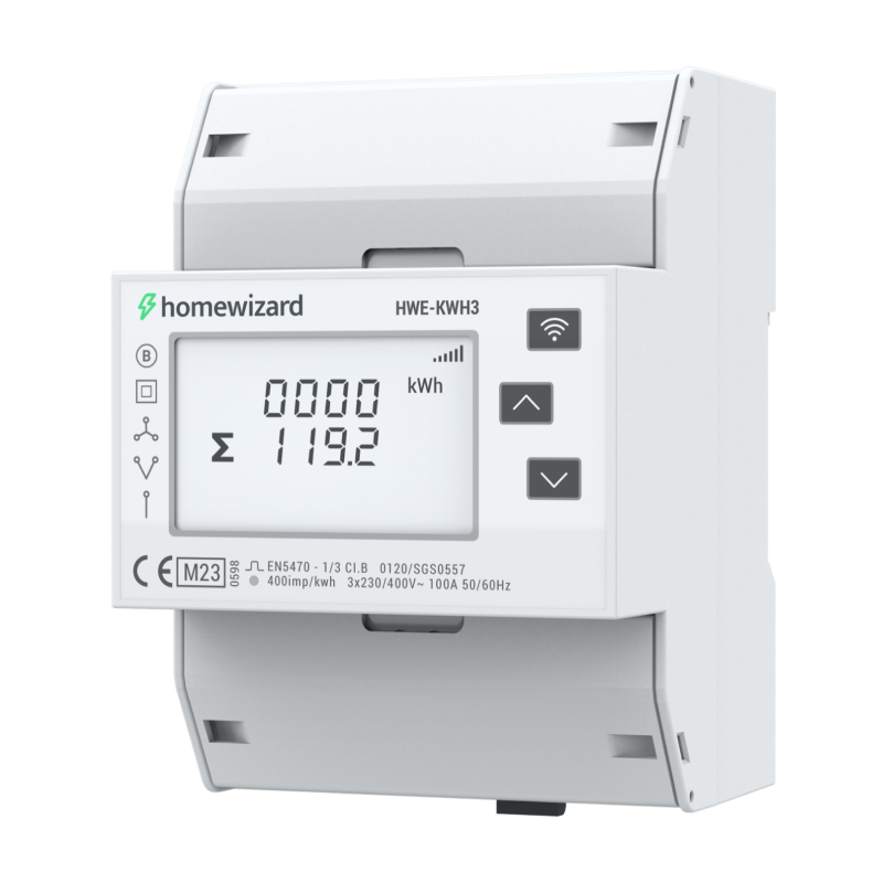 HomeWizard Wi-Fi kWh Meter (1-Fase & 3-Fase) – MID Gekeurd