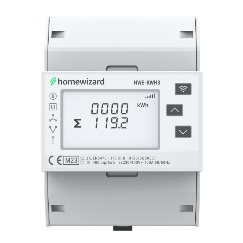 HomeWizard Wi-Fi kWh Meter (1-Fase & 3-Fase) – MID Gekeurd