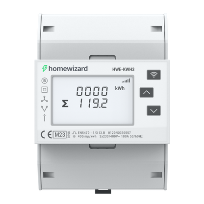 HomeWizard Wi-Fi kWh Meter (1-Fase & 3-Fase) – MID Gekeurd