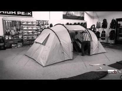 High Peak Tauris 6.0 Familietent 6-persoons 620 x 240 cm Antraciet