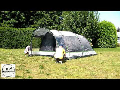 High Peak Garda 4.0 Familietent 4-persoons 550 x 280 cm Grijs