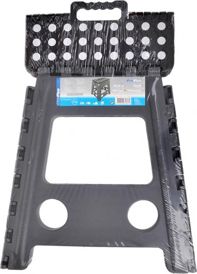 Opvouwbaar opstapje zwartgrijs 29 x 21,5 x 39,5 cm BlackCharge