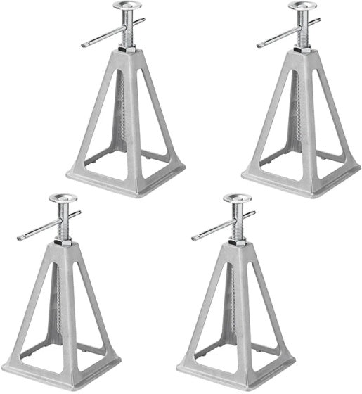 Caravanhoeksteunenset tot 3600 kg aluminium 4 stuks BlackCharge