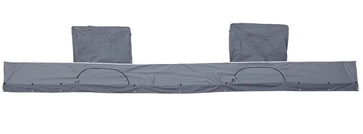Tochtstrook met opbergvakken 580 cm polyester grijs BlackCharge