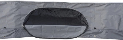 Tochtstrook met opbergvakken 580 cm polyester grijs BlackCharge
