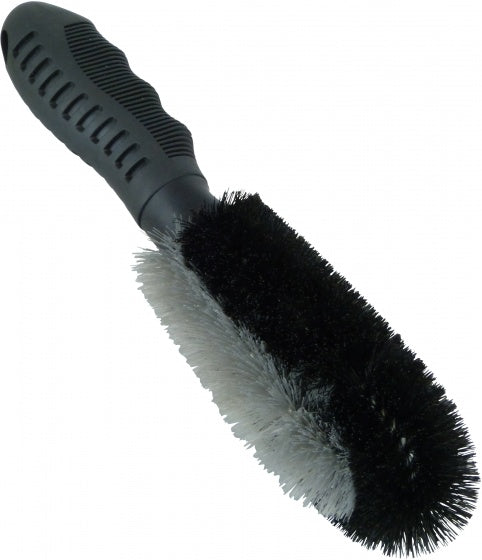 Velgenborstel 27 cm kunststof zwart/grijs BlackCharge