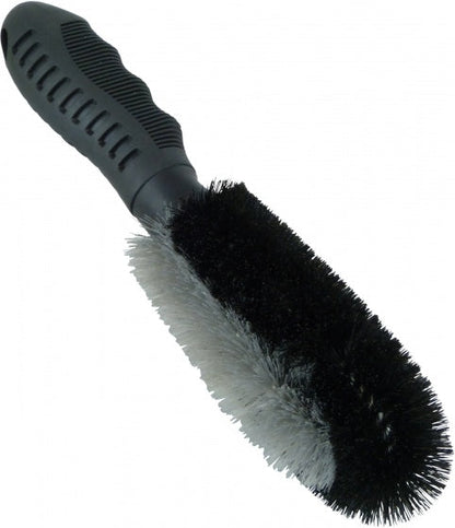Velgenborstel 27 cm kunststof zwart/grijs BlackCharge